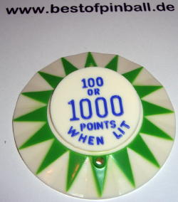 Bumperkappe green sun - blue 100 or 1000 Points when lit